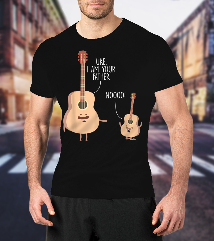 Uke I Am Your Father Ukulele Guitar NOOOO T-Shirt