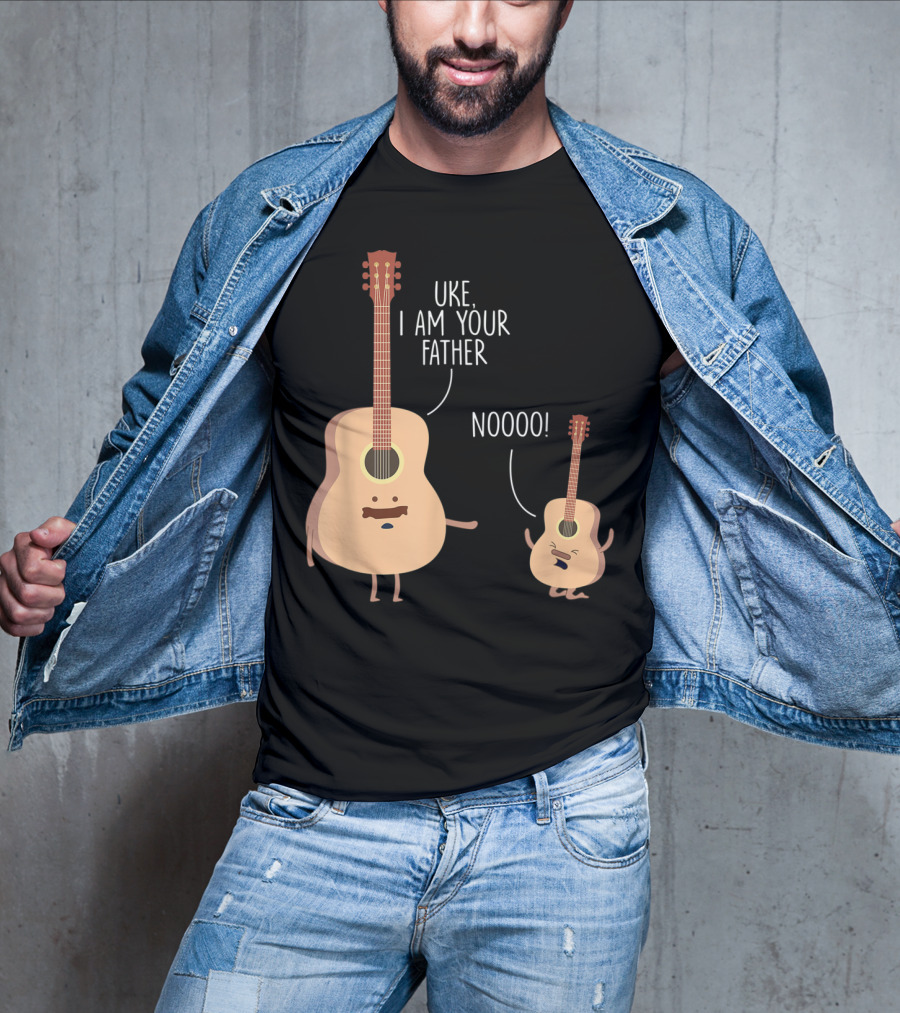 Uke I Am Your Father Ukulele Guitar NOOOO T-Shirt