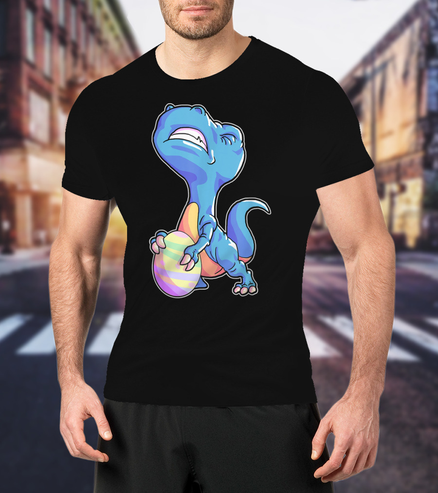 Dinosaur Egg Easter Rex Hates Hunting T-Shirt