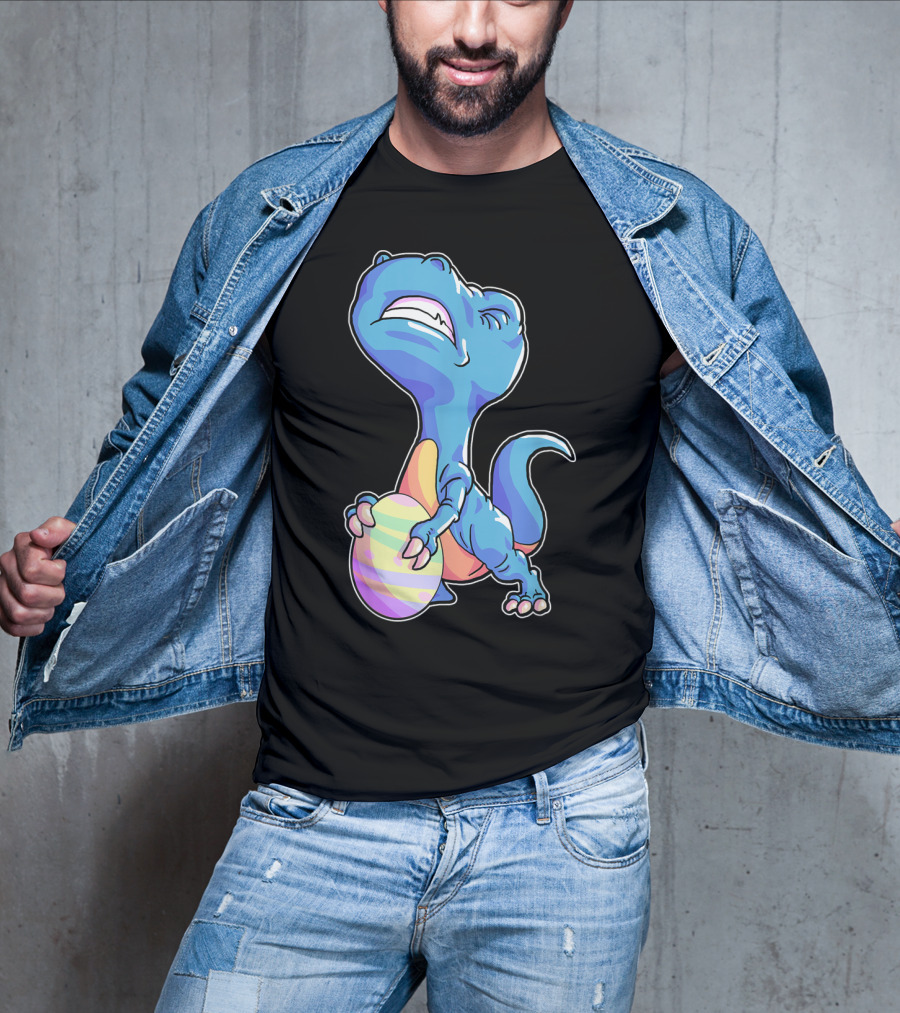 Dinosaur Egg Easter Rex Hates Hunting T-Shirt