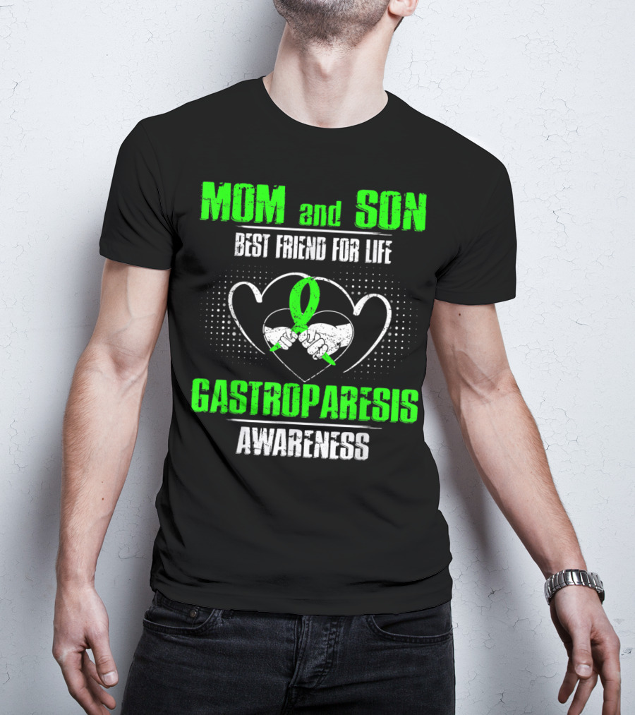 Mom And Son Best Friend For Life Gastroparesis Awareness T-Shirt
