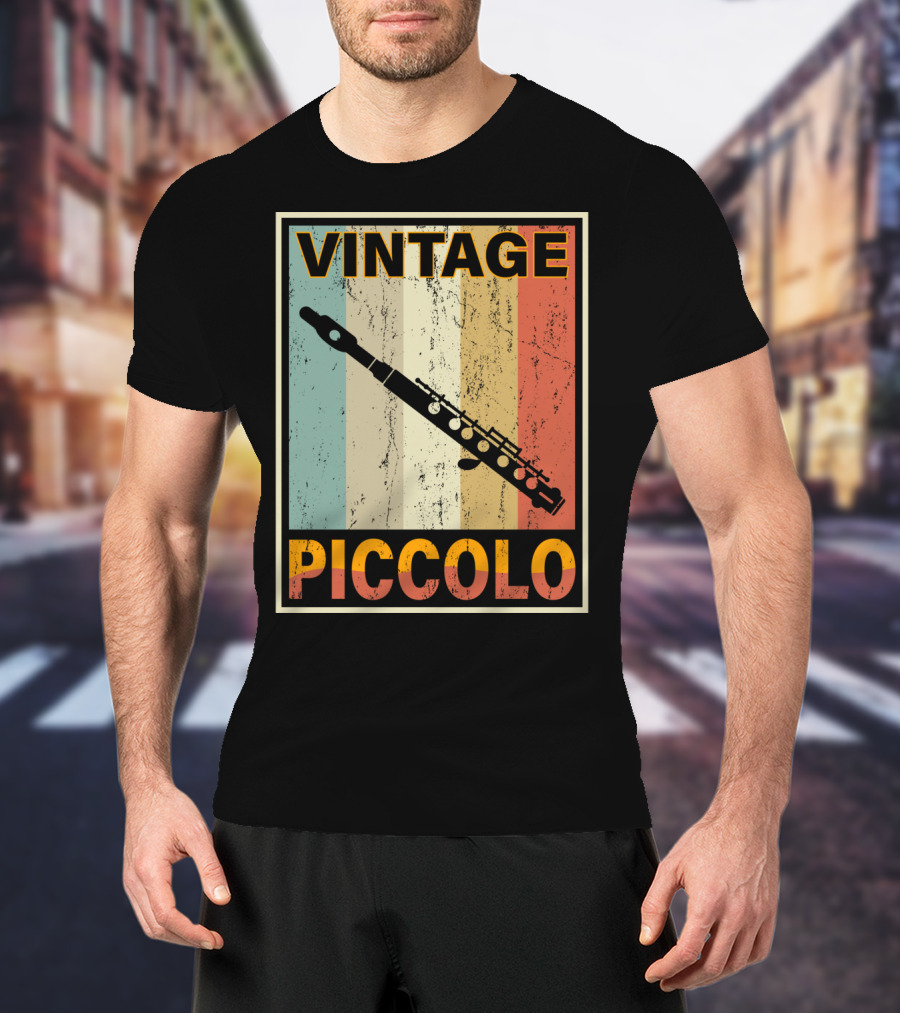 Vintage Piccolo Retro Stripes T-Shirt