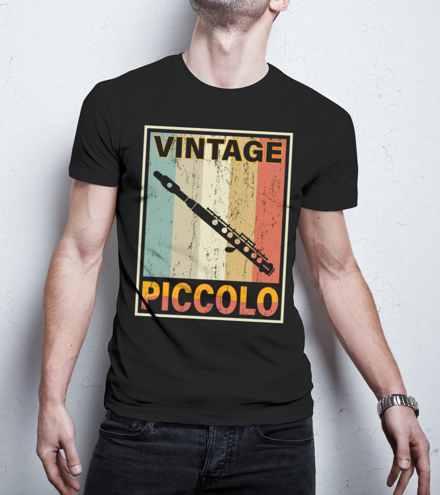 Vintage Piccolo Retro Stripes T-Shirt