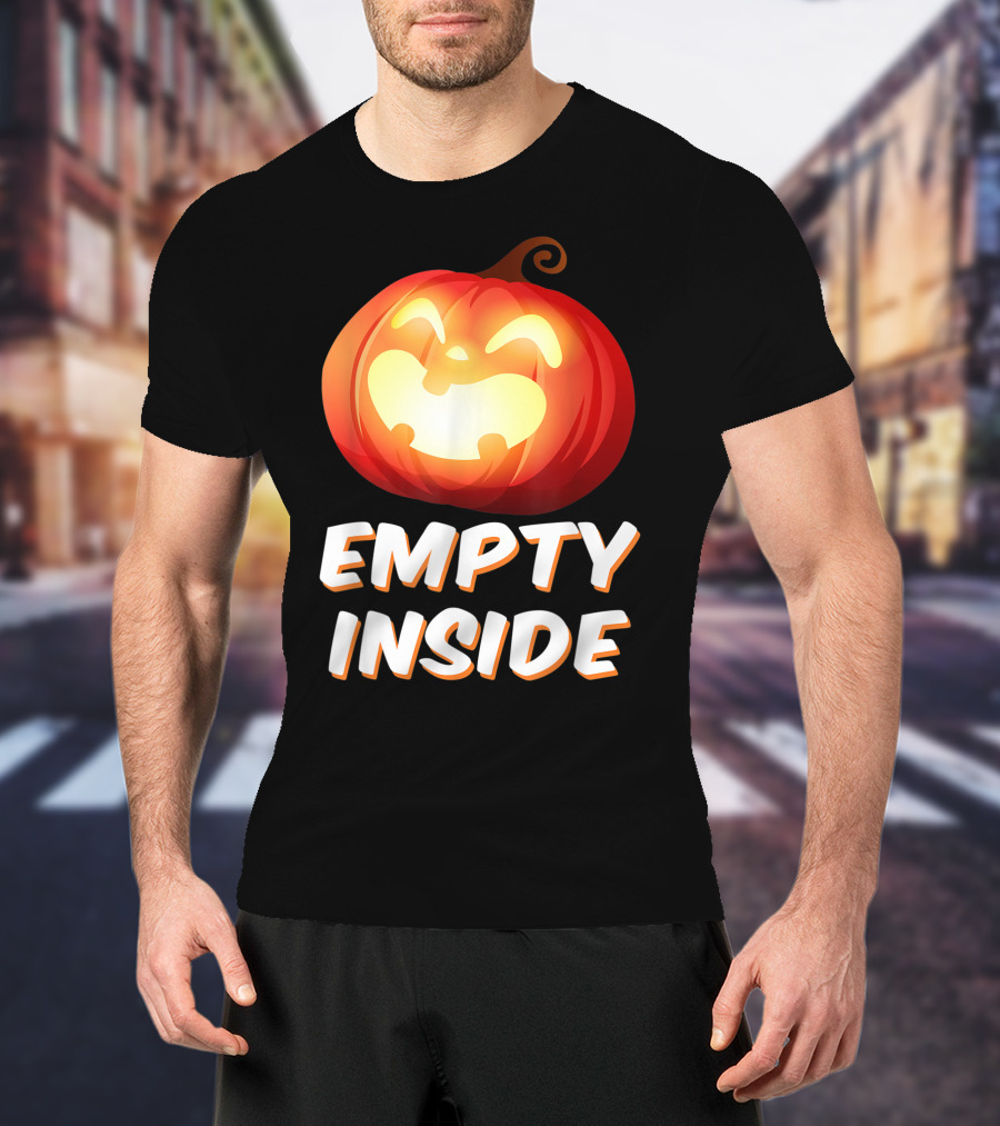 Empty Inside Halloween Pumpkin T-Shirt