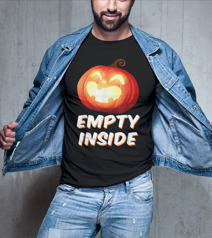 Empty Inside Halloween Pumpkin T-Shirt
