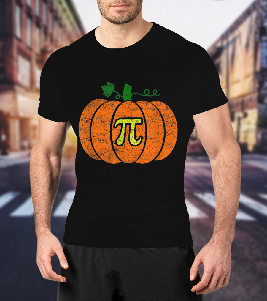 Halloween Pumpkin Pi Pie T-Shirt