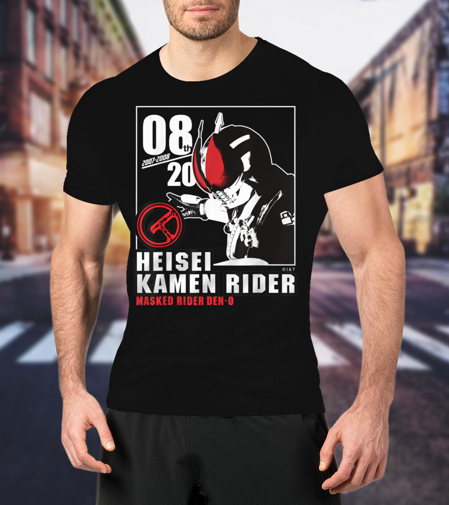 08th 2007-2008 Heisei Kamen Rider Masked Rider Den-O T-Shirt