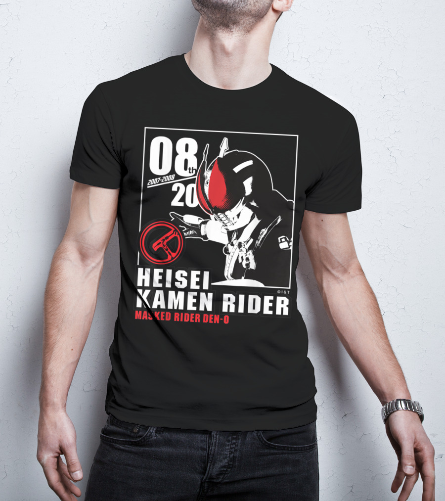 08th 2007-2008 Heisei Kamen Rider Masked Rider Den-O T-Shirt