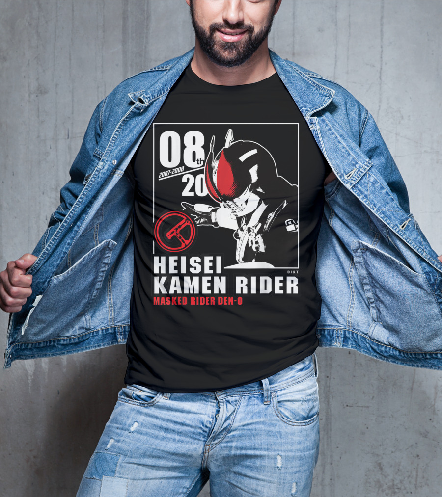 08th 2007-2008 Heisei Kamen Rider Masked Rider Den-O T-Shirt