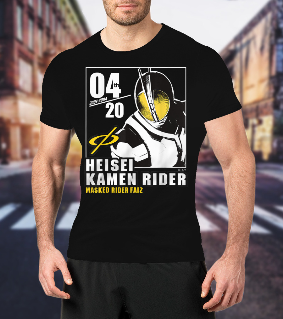 04 2003-2004 Heisei Kamen Rider Masked Rider Faiz T-Shirt