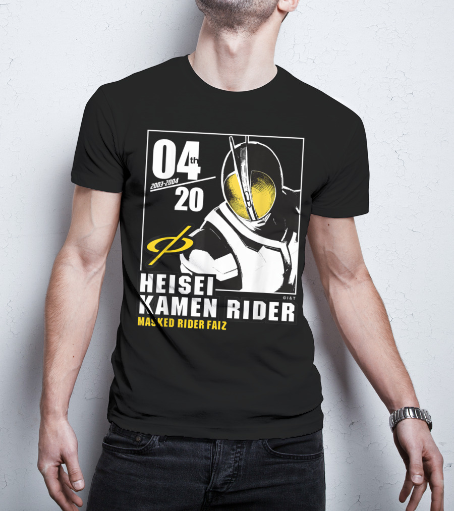 04 2003-2004 Heisei Kamen Rider Masked Rider Faiz T-Shirt