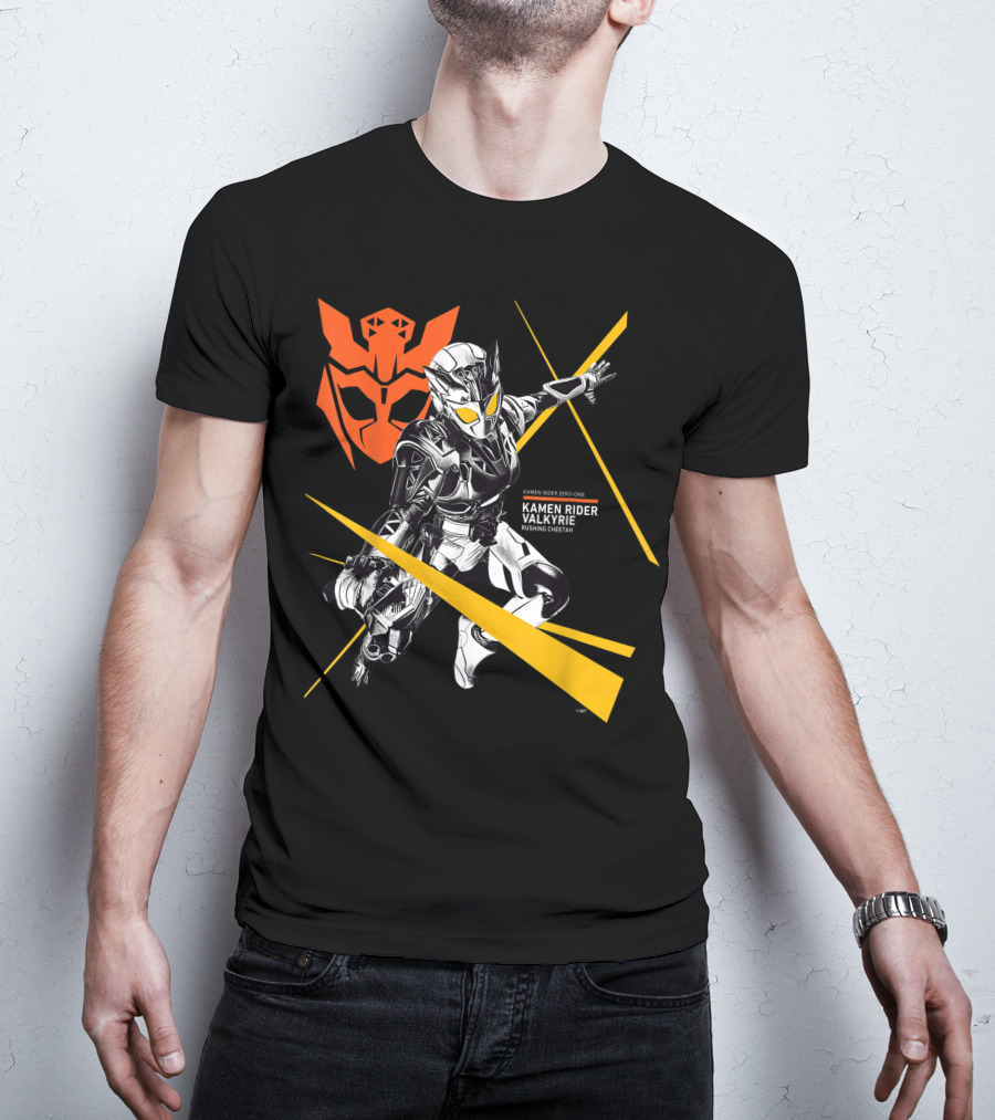 Kamen Rider Valkyrie Rushing Cheetah Zero-One Crossover T-Shirt