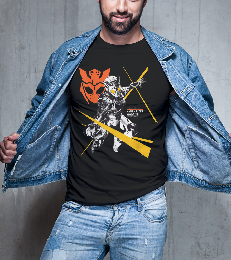 Kamen Rider Valkyrie Rushing Cheetah Zero-One Crossover T-Shirt