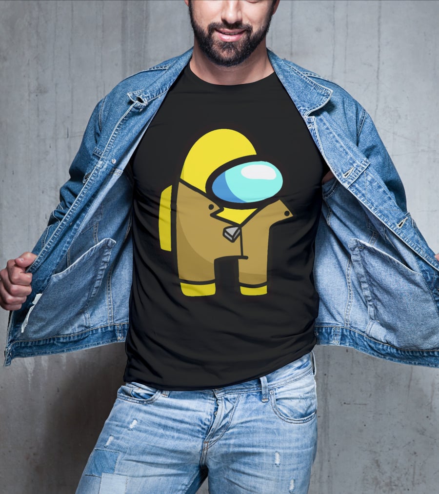 Among Us Character Yellow Detective Crewmate T-Shirt