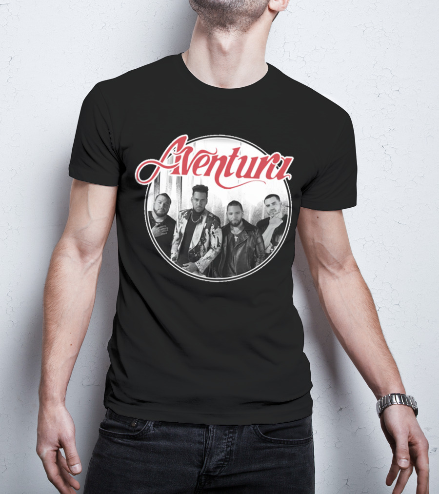 Aventura Inmortal Band Members Photo T-Shirt