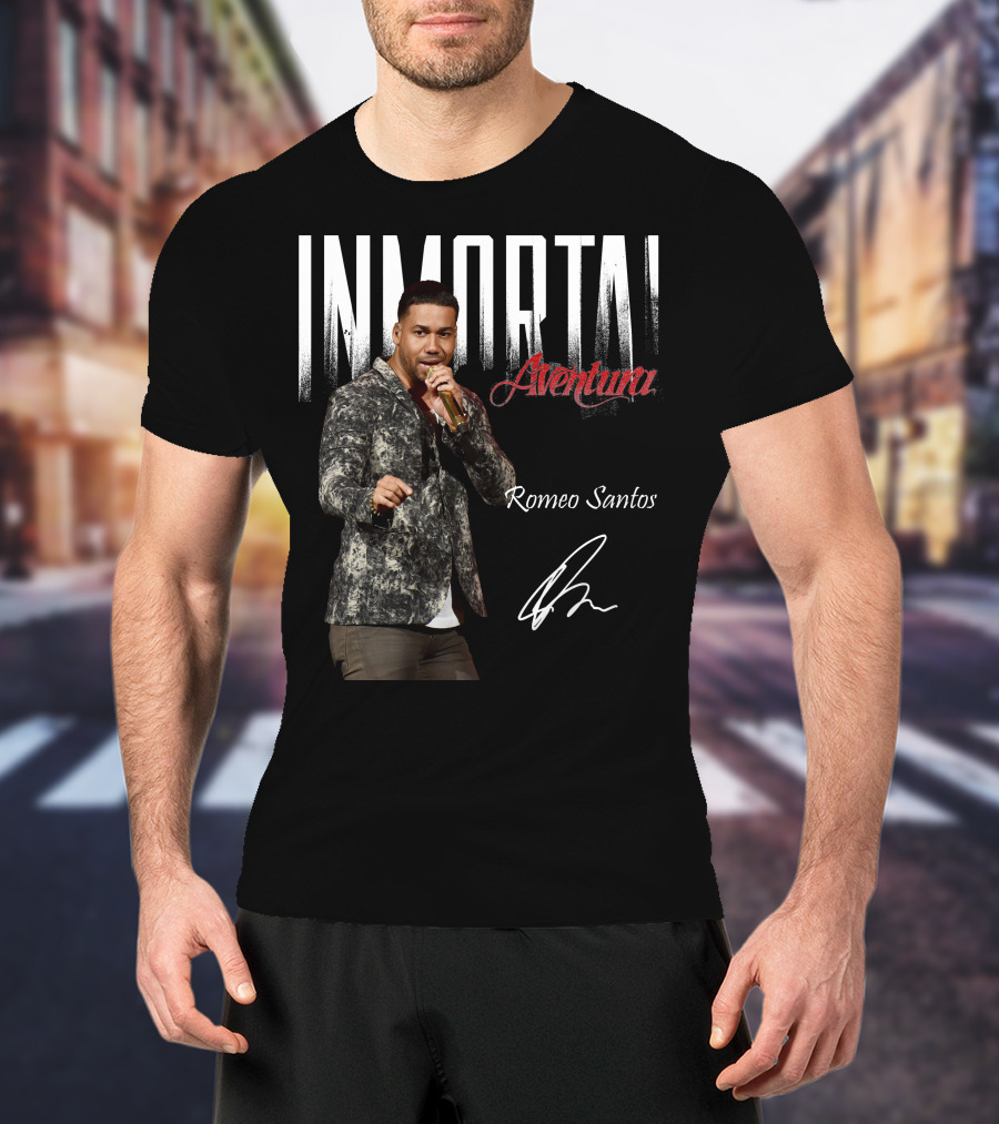 INMORTAL Aventura Romeo Santos Signature T-Shirt