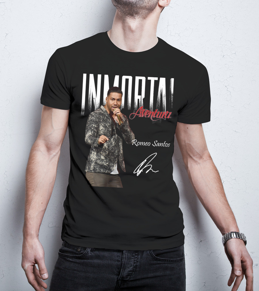INMORTAL Aventura Romeo Santos Signature T-Shirt