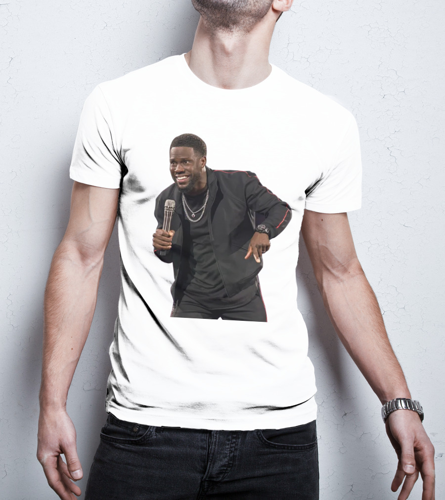 Kevin Hart Stand-Up Comedy Performance With Microphone T-Shirt
