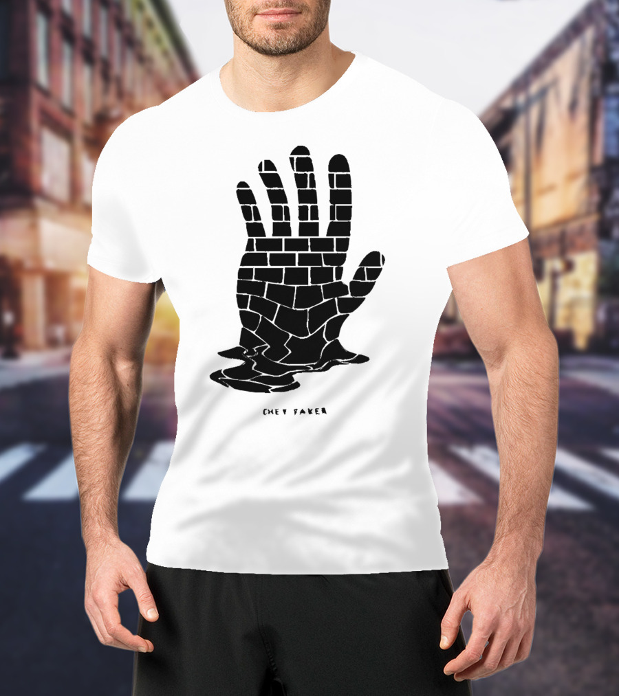 Chet Faker Built On Glass 2 Brick Hand T-Shirt