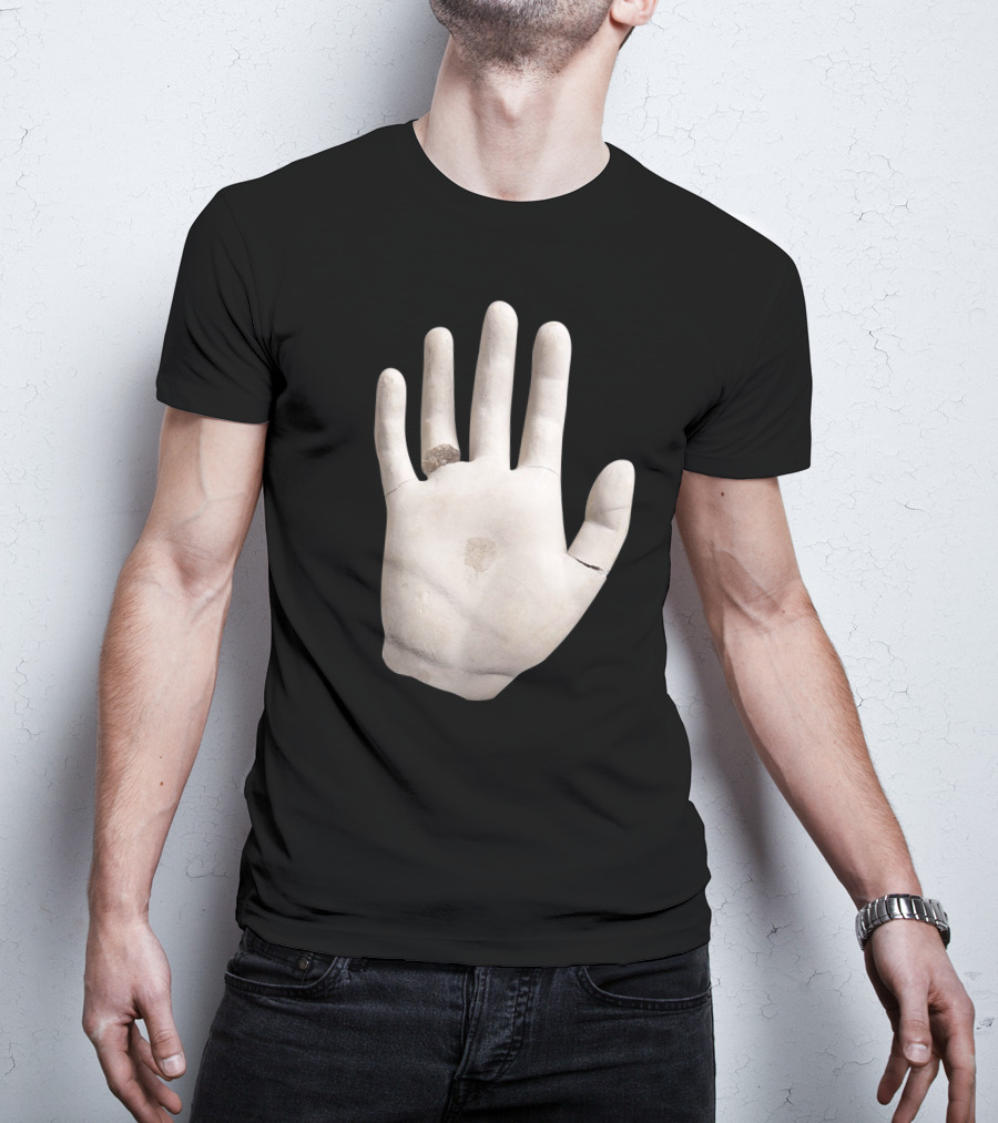 Built On Glass Hand Sculpture T-Shirt