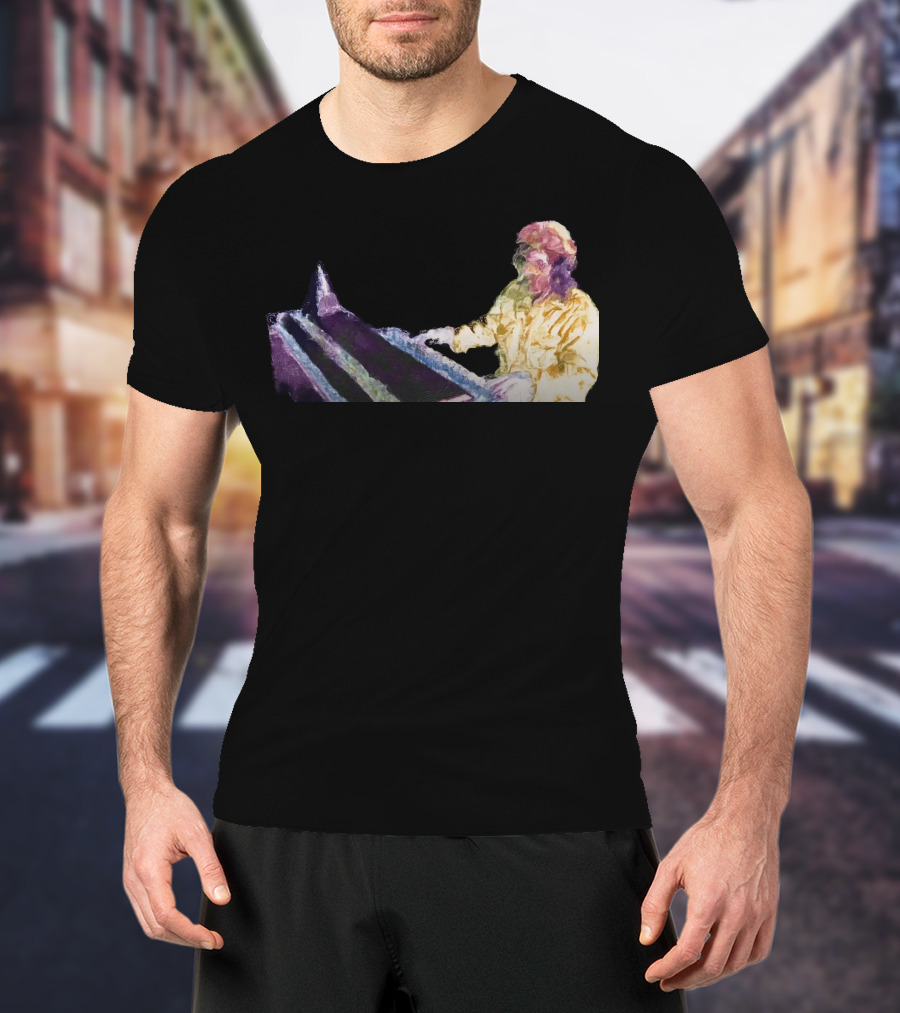 Get High Psychedelic Piano Player T-Shirt