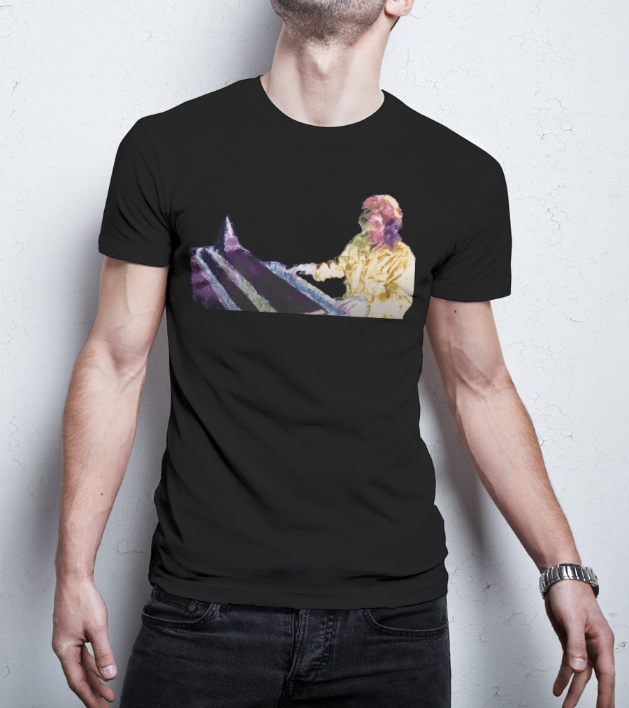 Get High Psychedelic Piano Player T-Shirt