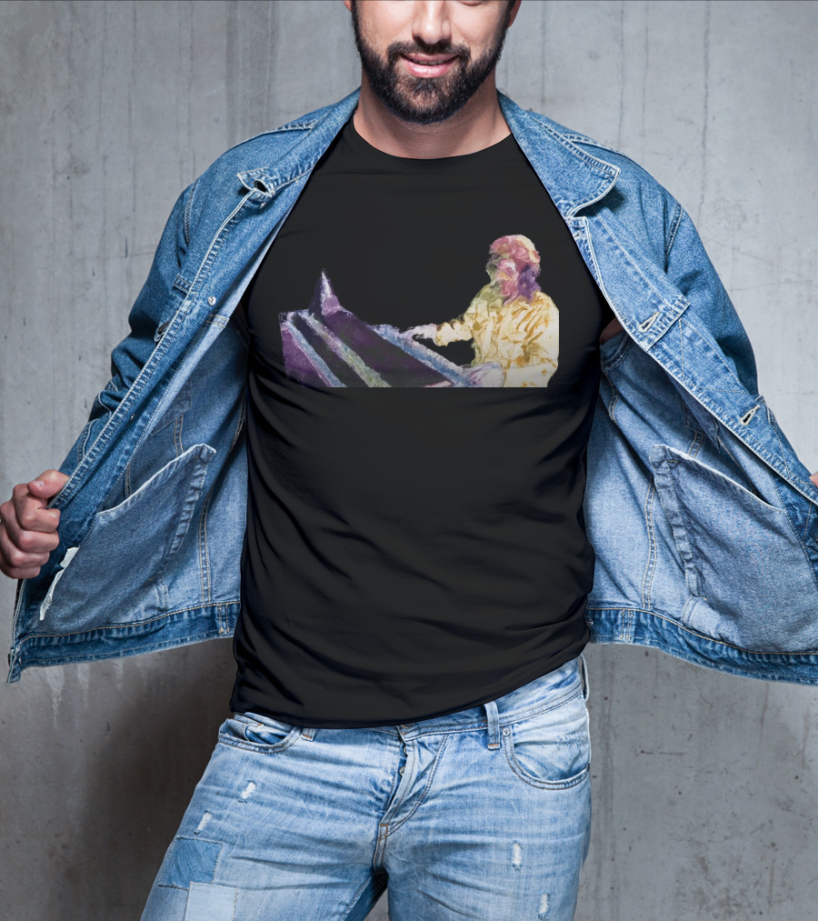 Get High Psychedelic Piano Player T-Shirt
