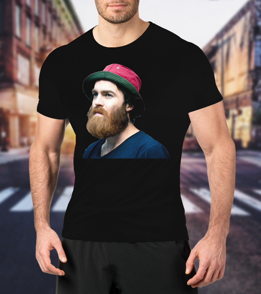 Chet Faker 2 Red And Green Bucket Hat Beard T-Shirt