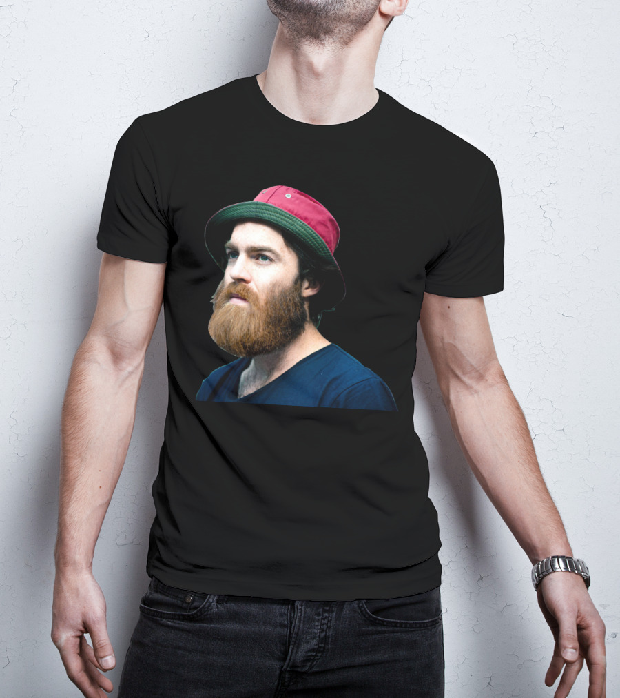 Chet Faker 2 Red And Green Bucket Hat Beard T-Shirt