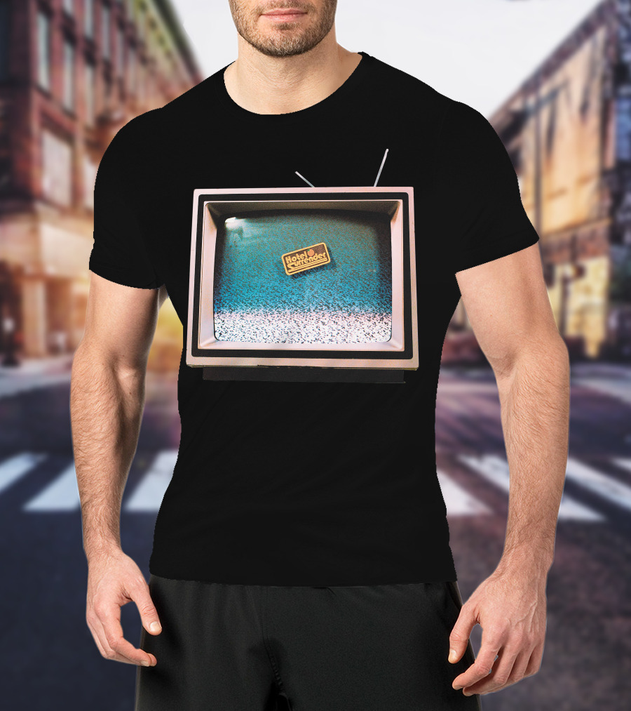 Hotel Surrender TV Static Retro Television T-Shirt