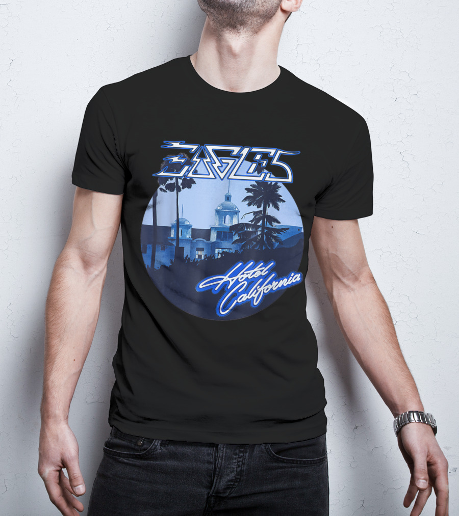Eagles Hotel California Retro Vintage Band Music T-Shirt