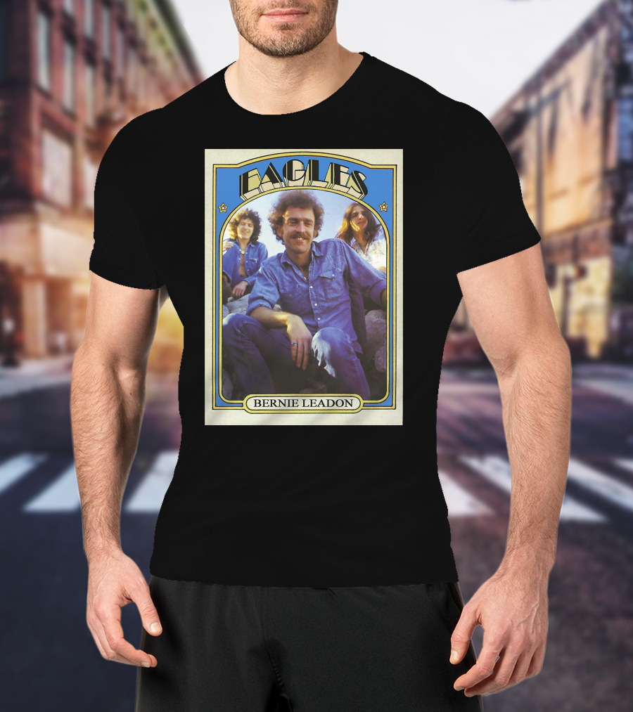 Eagles Bernie Leadon Vintage Card T-Shirt