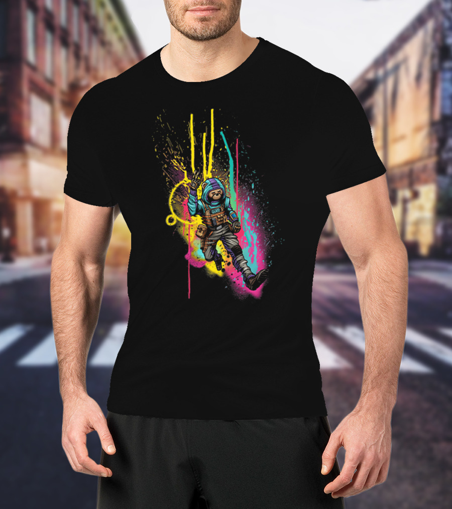 Ozuna X Duty Call Astronaut Graffiti Art Vibes T-Shirt