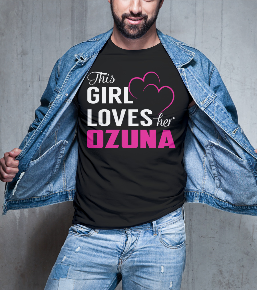 This Girl Loves Her OZUNA Heart T-Shirt