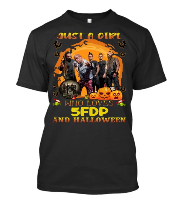 Just A Girl Who Loves 5FDP And Halloween T-Shirt
