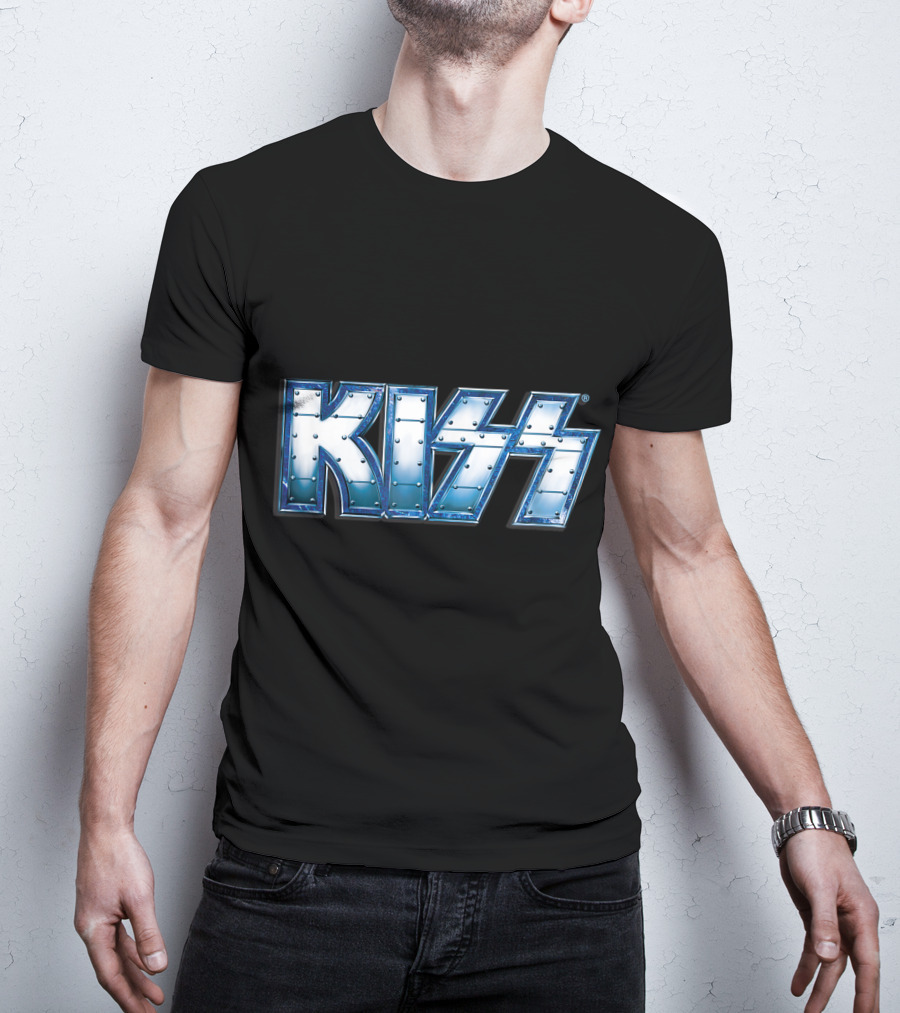 KISS Blue Steel Rivet T-Shirt