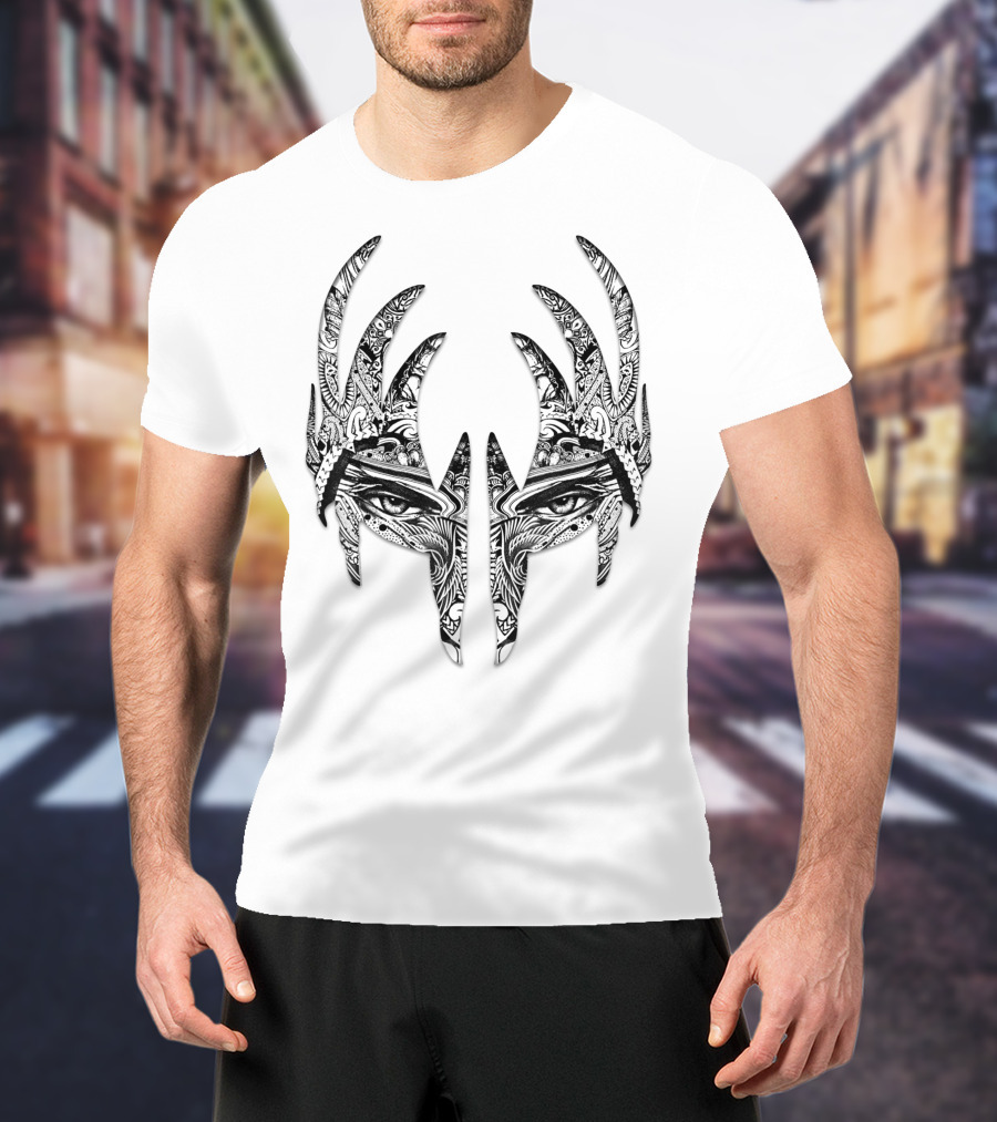 KISS Tribal Demon Mask Face T-Shirt