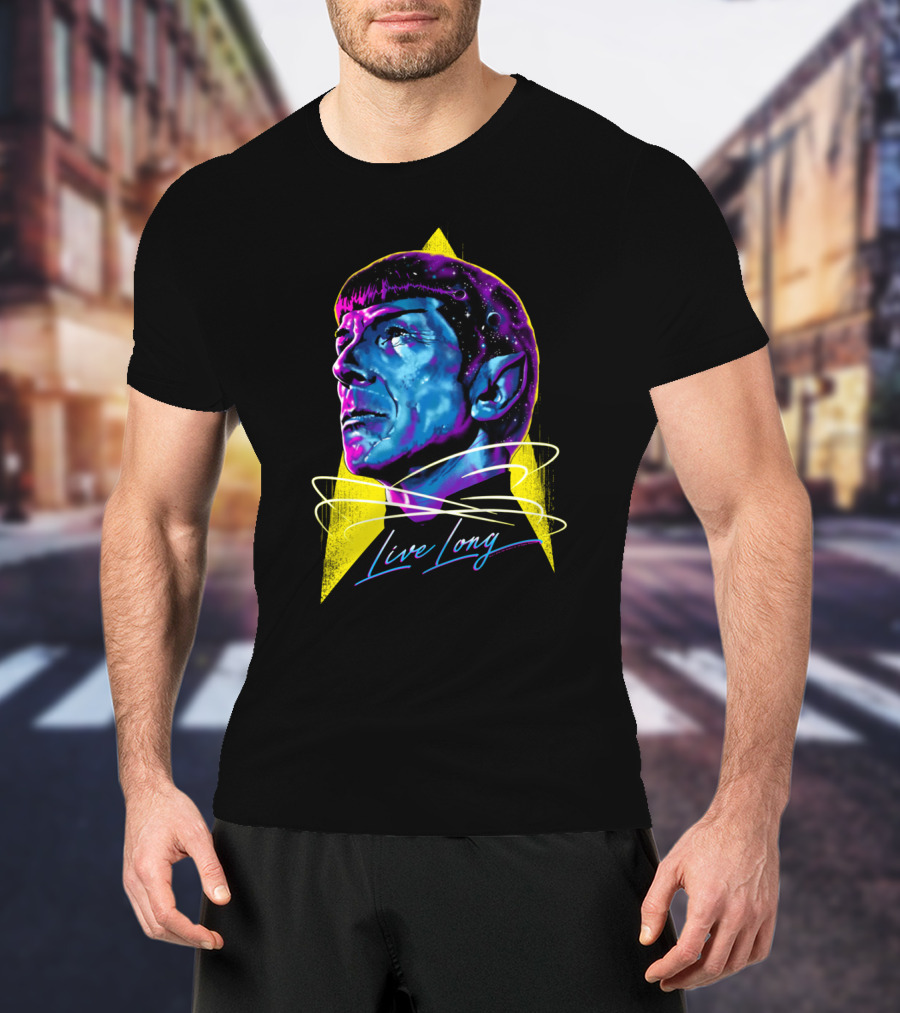 Live Long Star Trek Spock T-Shirt
