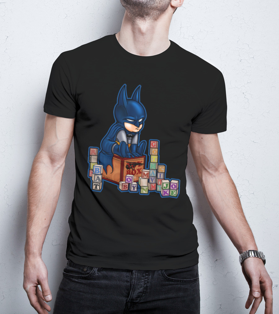 Cool Gotham Batman Blocks Joker Toy Box T-Shirt