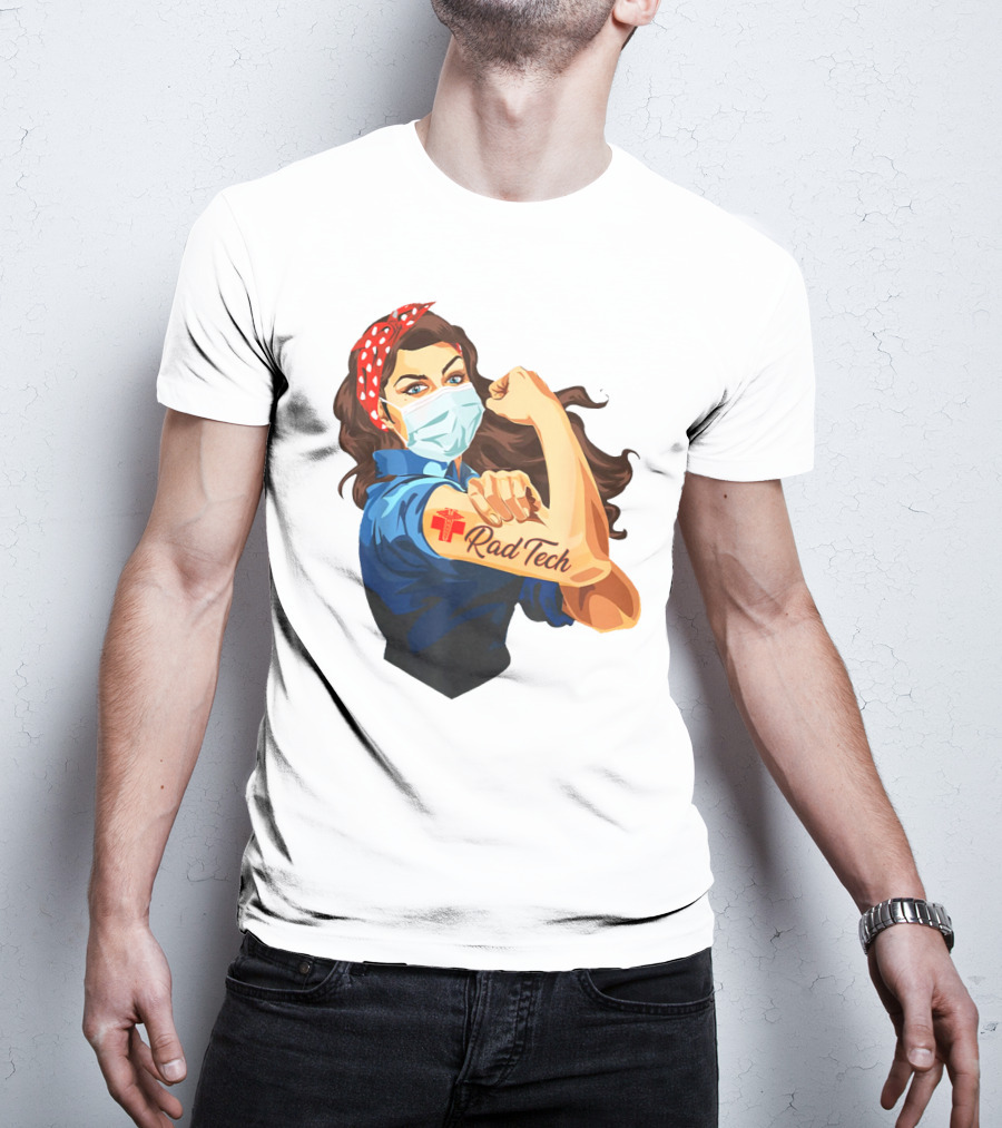 Empowered Rad Tech Strong Rosie Image T-Shirt