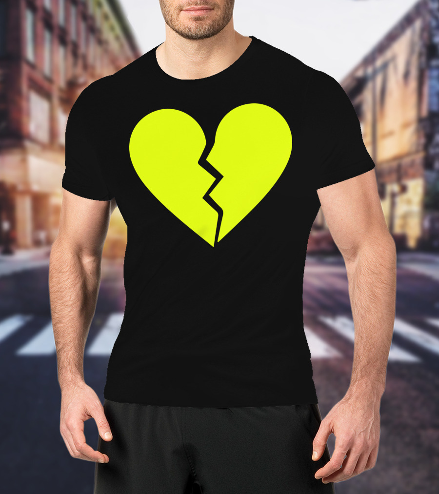 Marcus Lemonis Broken Heart Yellow Iconic T-Shirt