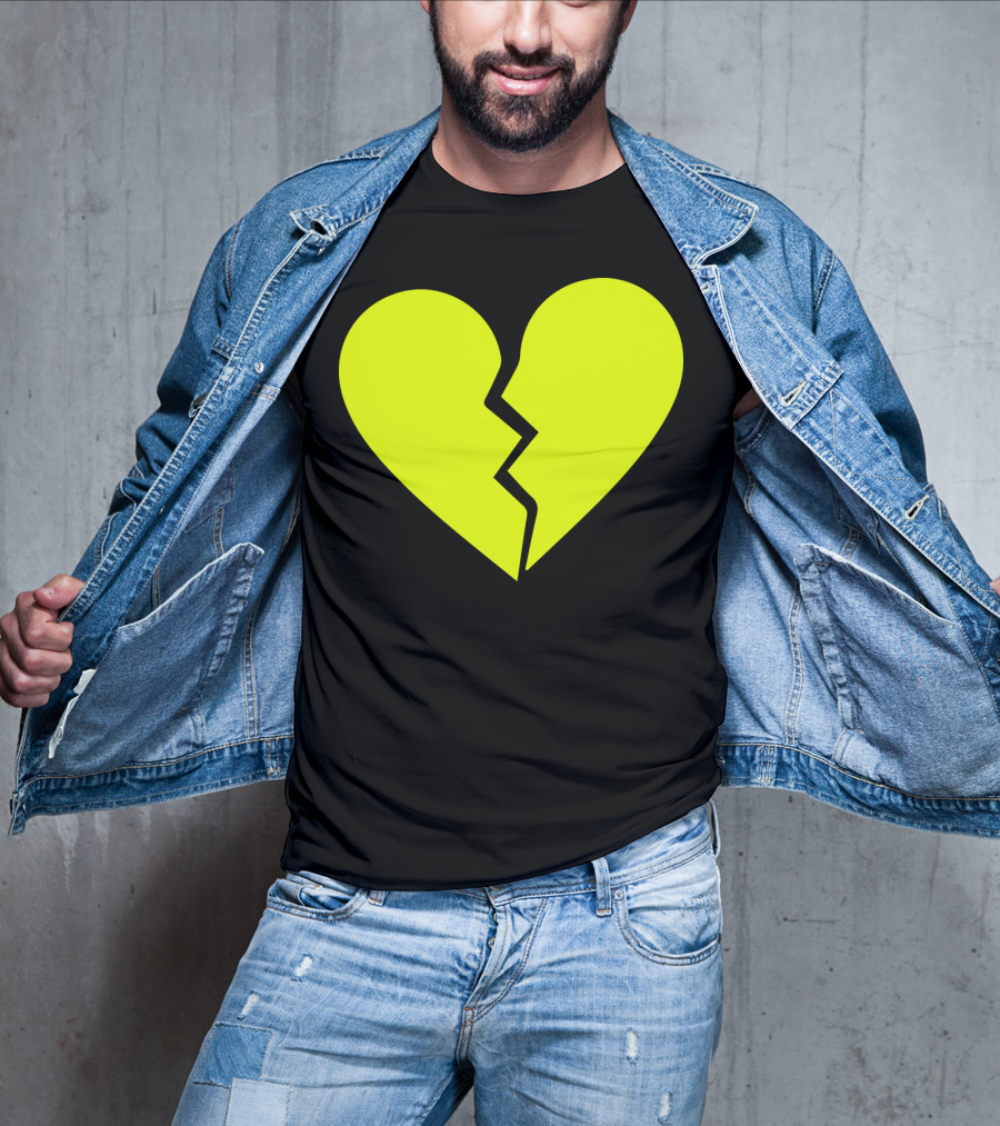 Marcus Lemonis Broken Heart Yellow Iconic T-Shirt