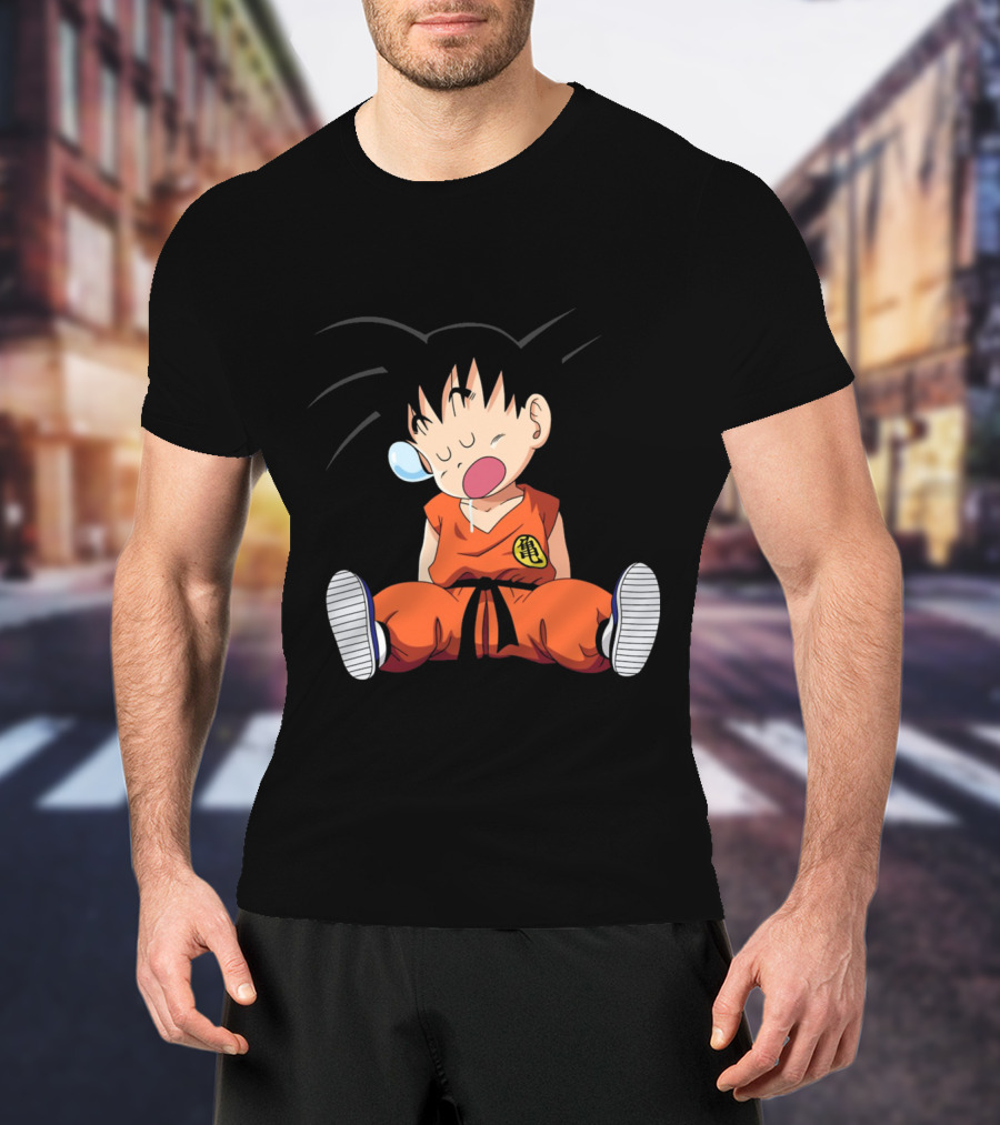 Dragonball Z Goku Kid Sleepy Super Saiyan T-Shirt