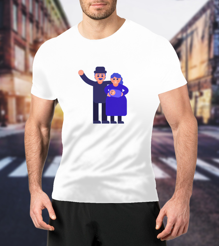 Kurzgesagt Family Cartoon Character T-Shirt
