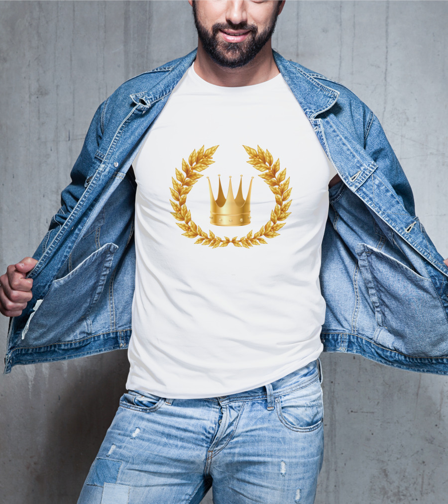 Yvie Oddly Crown Golden Laurel Wreath T-Shirt