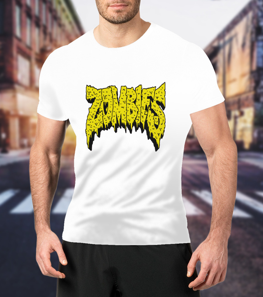 Flatbush Zombies Iconic Yellow Gooey Text T-Shirt