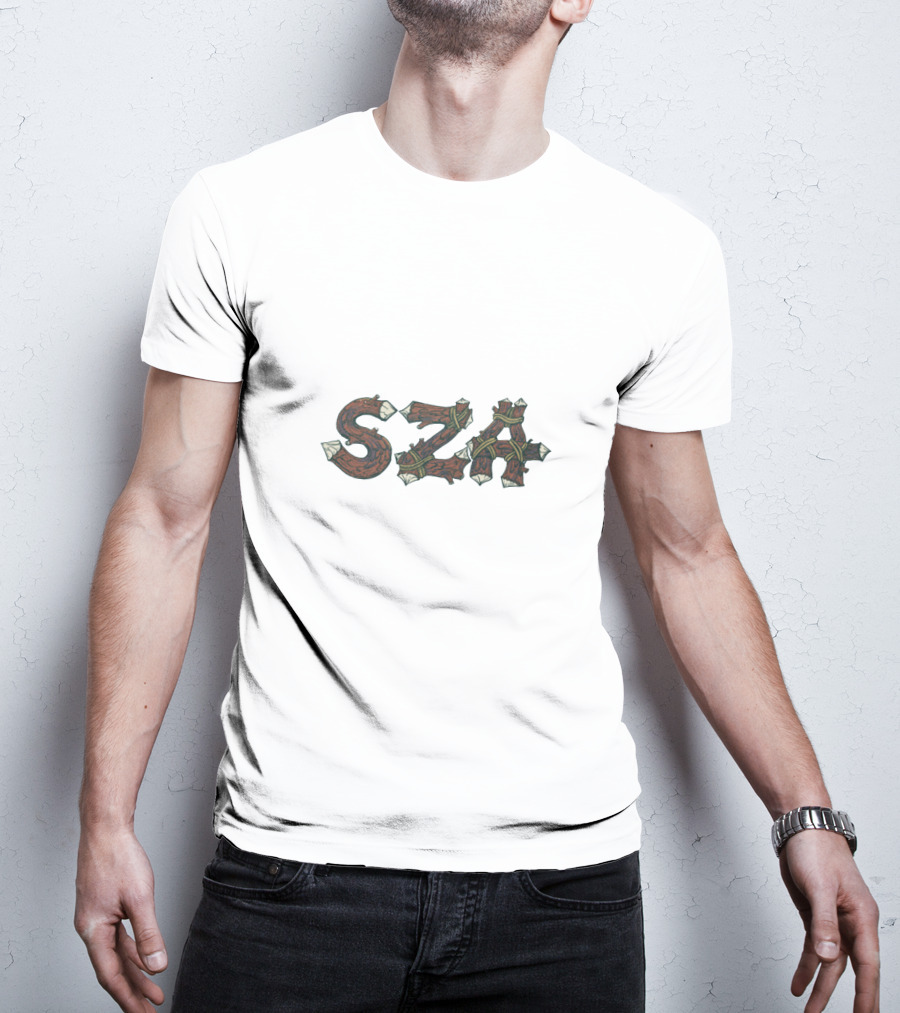 SZA Branch Lettering Style Merch T-Shirt