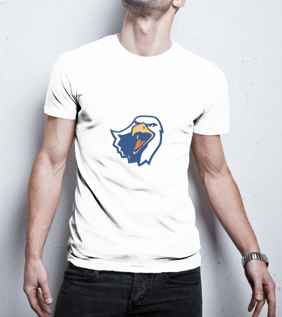 Whitney Simmons Bold Blue And Yellow Eagle T-Shirt