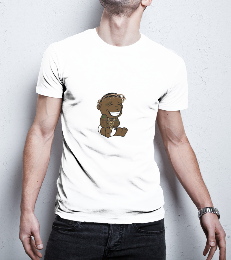 DaBaby Cartoon Character With Tattoos And Jewelry T-Shirt