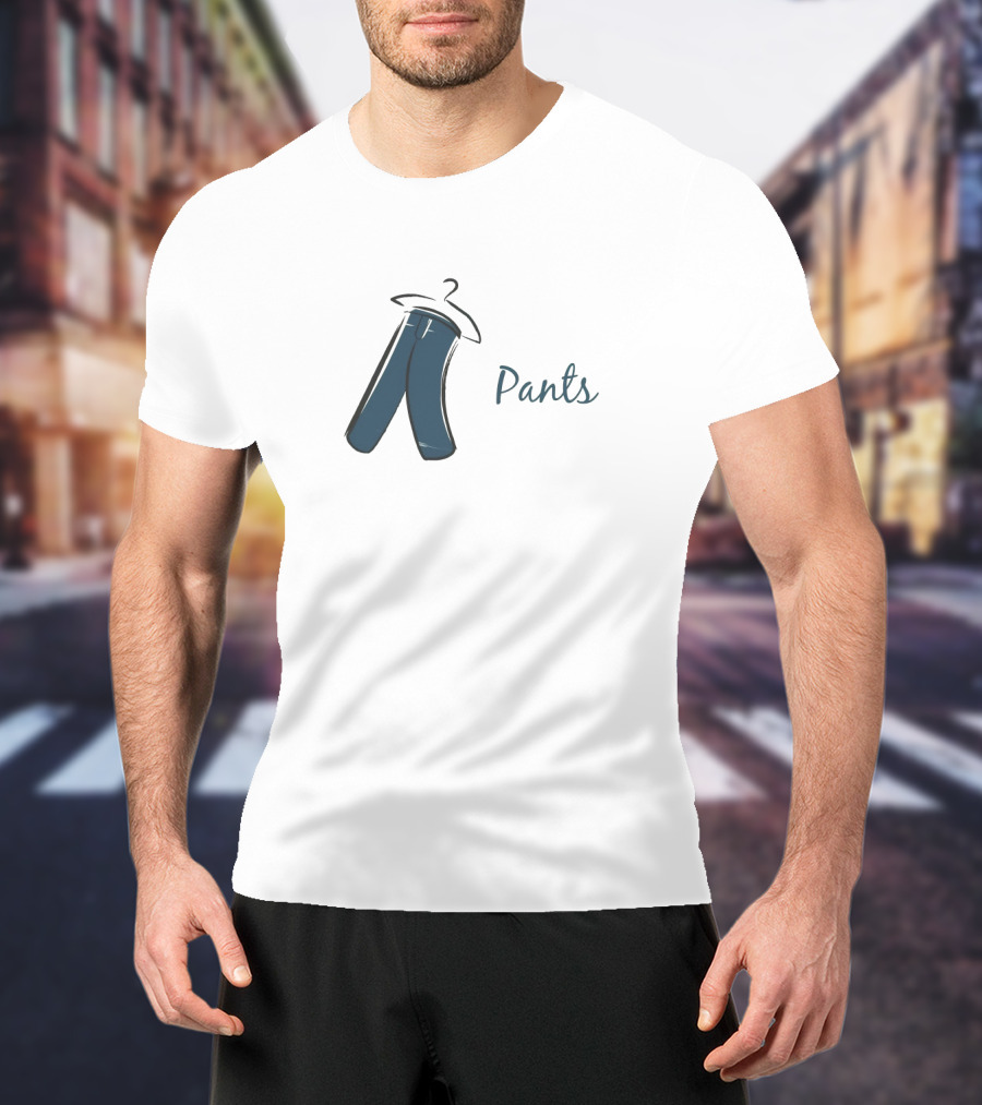 Pant Hanging On Hanger T-Shirt